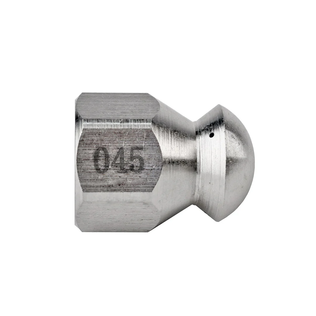 Drain Sewer Cleaning Nozzle for Jetting - 1/4" NPT female thread, 5500 psi, 045 jet size - Image 3