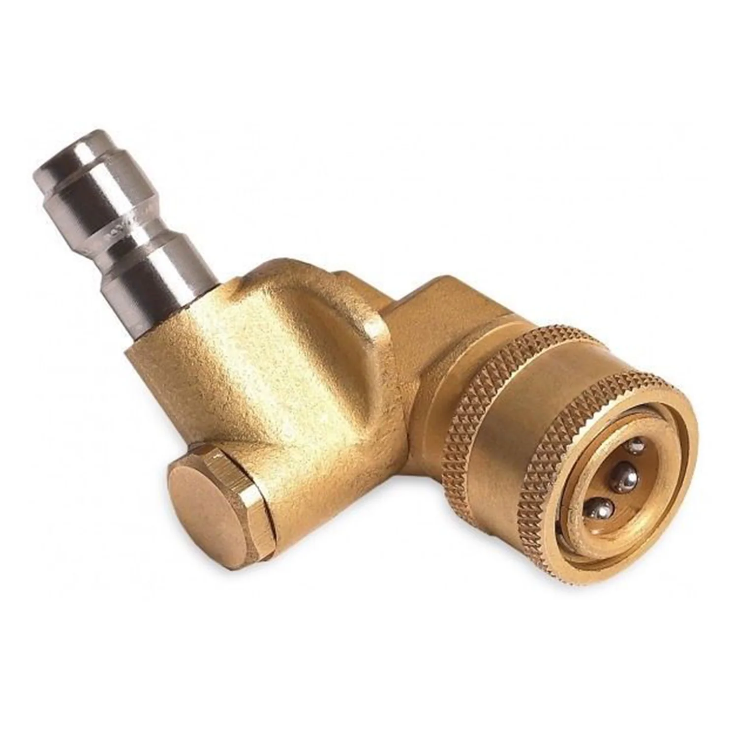 Pivoting High-Pressure with 1/4 inch male and female quick connector. Nozzle Holder, 4000 psi