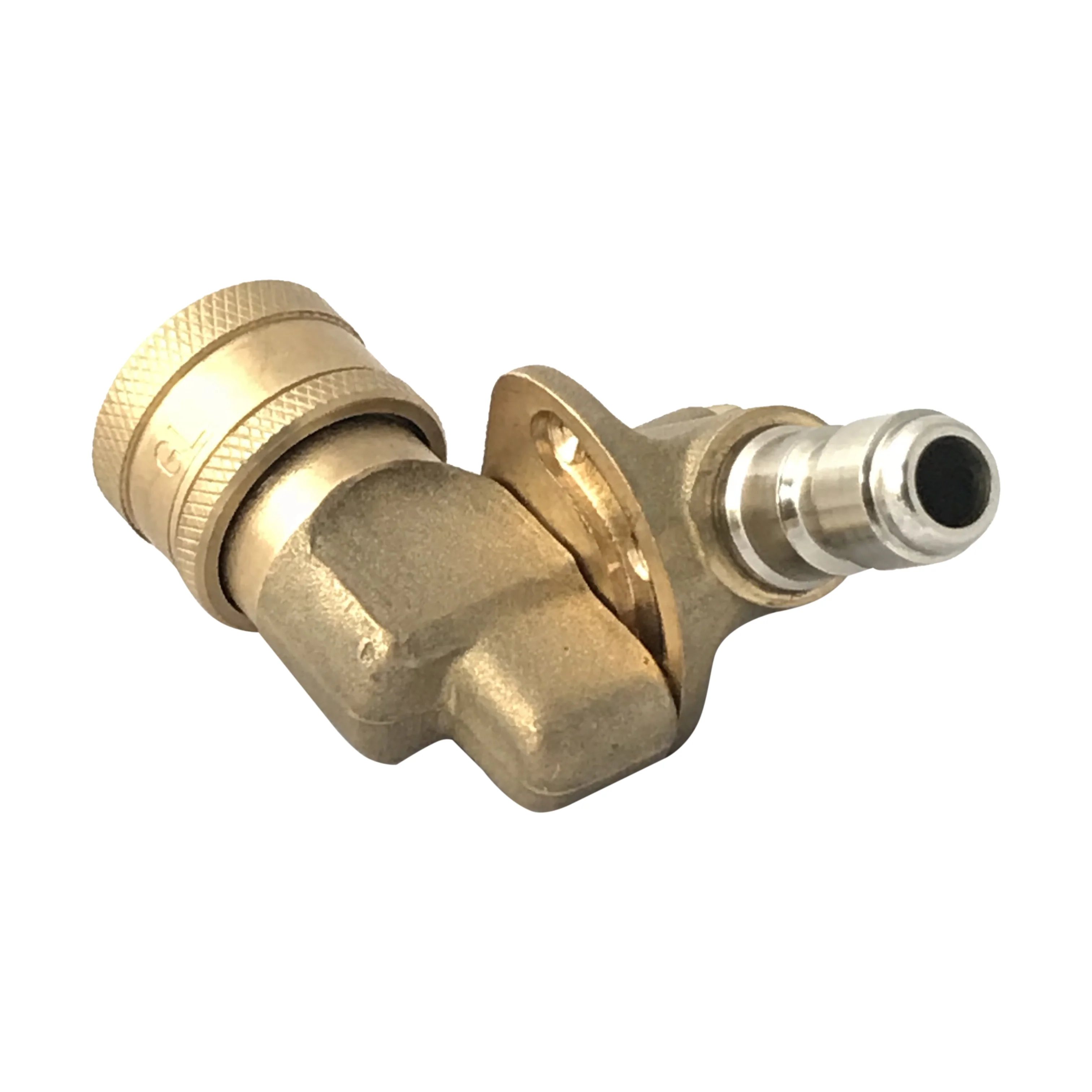 Pivoting High-Pressure with 1/4 inch male and female quick connector. Nozzle Holder, 4000 psi - Image 3