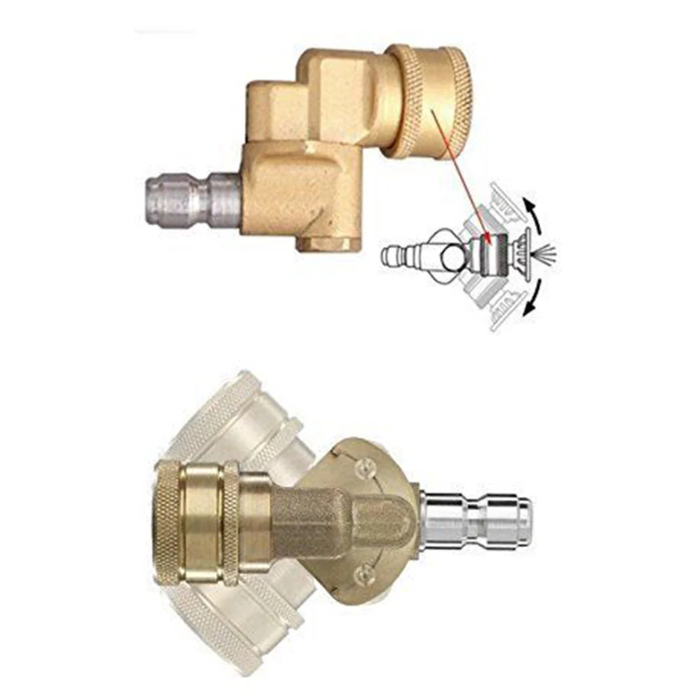 Pivoting High-Pressure with 1/4 inch male and female quick connector. Nozzle Holder, 4000 psi - Image 5