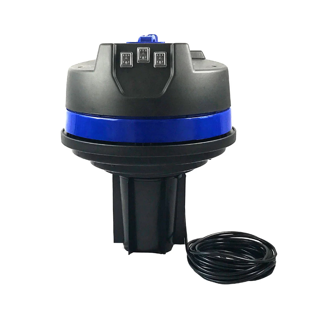 Classic Cyclone 16 Gallon Gutter Vacuum 40 Foot Carbon Clamping Poles and 15 Foot Hose Kit - Image 12