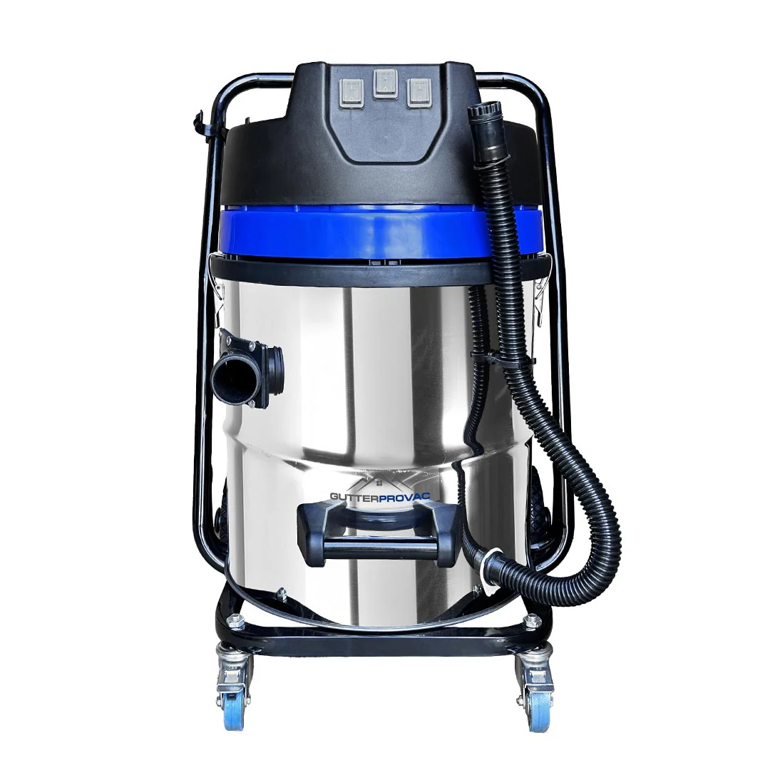 Classic Cyclone 16 Gallon Gutter Vacuum 40 Foot Carbon Clamping Poles and 15 Foot Hose Kit - Image 3