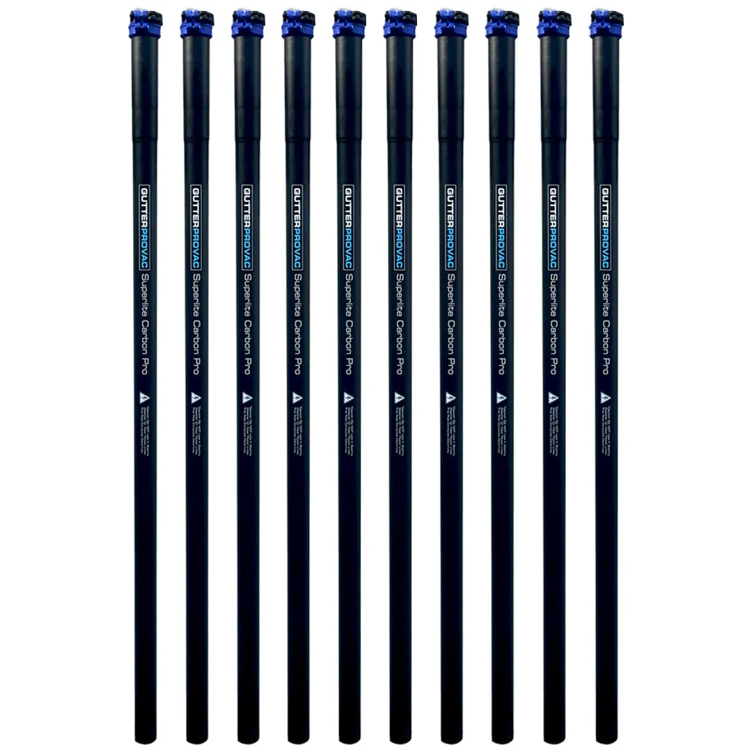 Classic Cyclone 16 Gallon Gutter Vacuum 40 Foot Carbon Clamping Poles and 15 Foot Hose Kit - Image 4
