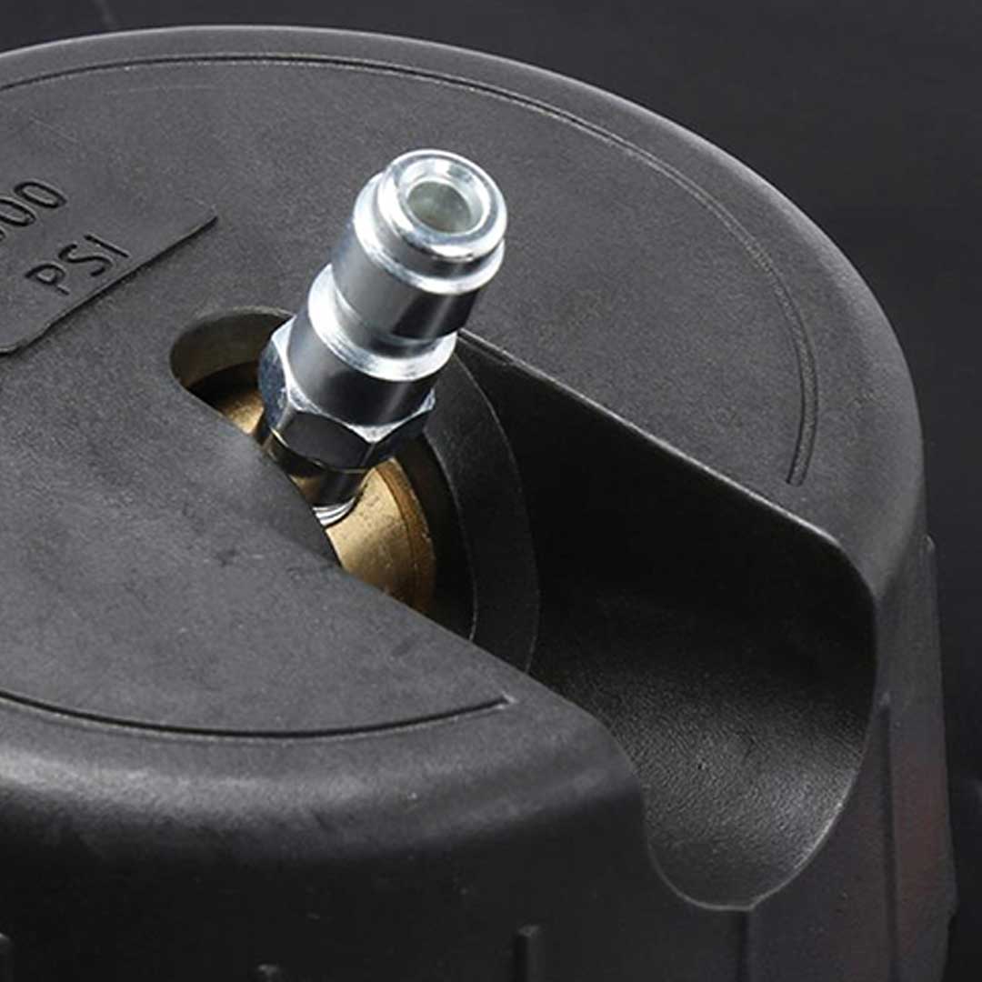 18" 3700 PSI Steel Deck Surface Cleaner 1/4" Quick Connector for gas or electric pressure washers - Image 3