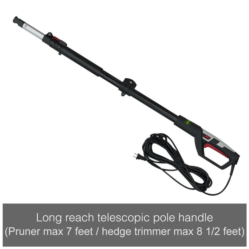 2-in-1 Electric Long Reach Chainsaw & Hedge Trimmer - Image 9