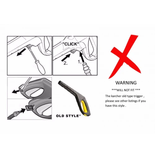 25 Foot Karcher Replacement Pressure Washer Hose Click to Click (fits Newer Karcher trigger guns) - Image 5
