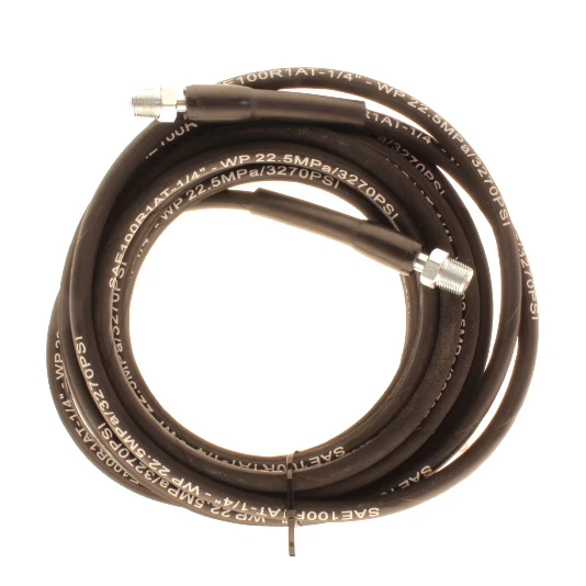 25 Feet High Pressure Hose 3000 psi, 3/8 inch male and 3/8 inch female Quick Connect, Single Braid - Image 3