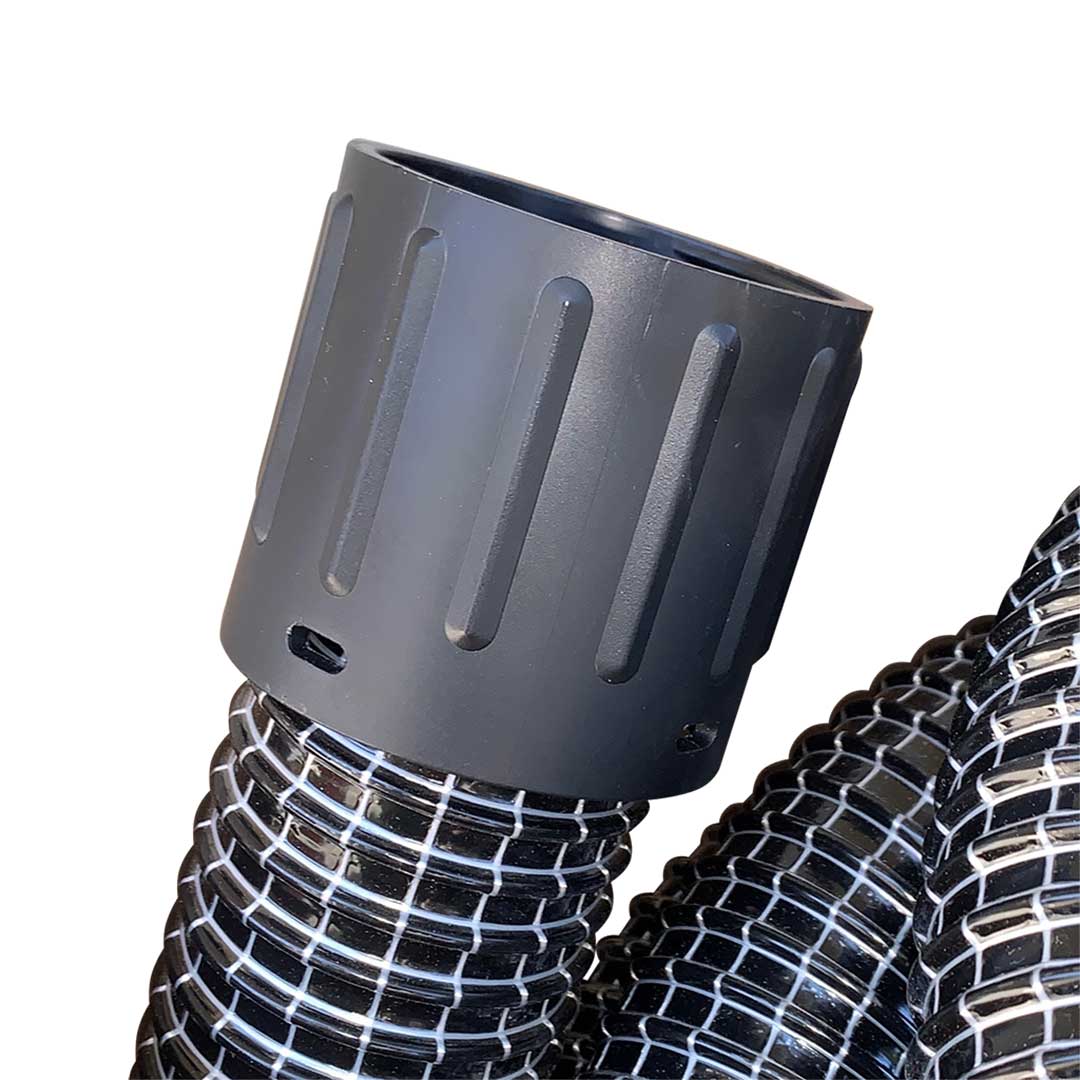 2" wide, 25 Foot Wire Reinforced Classic Gutter Vacuum Hose - Image 2