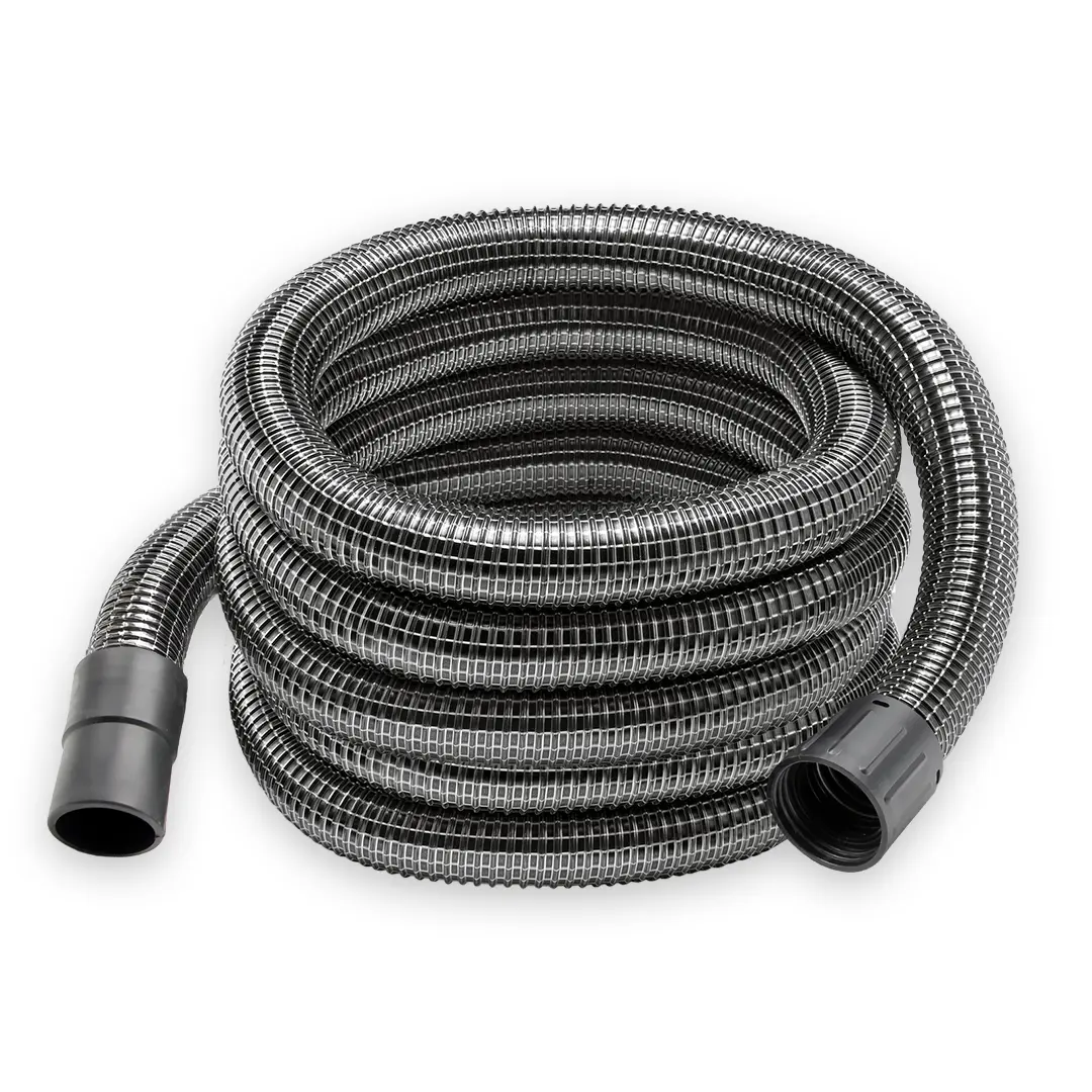 20 Foot Wire Reinforced Vacuum Hose Kit for Classic Gutter Vacuums (2" Diameter)