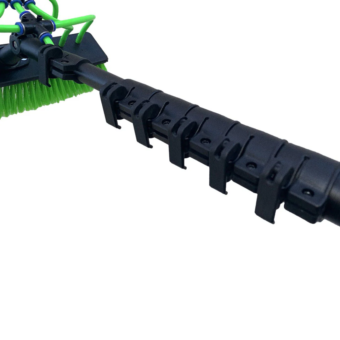 30 Foot Carbon Water Fed Pole Kit with Brush and Squeegee - Image 10