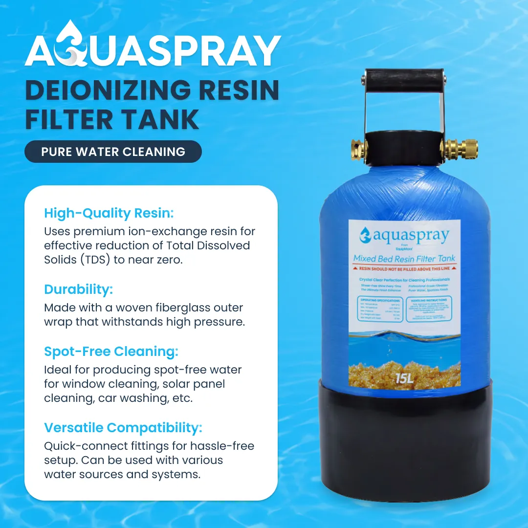 Aquaspray Telescopic Water Fed Pole with Inline Water Filter and TDS meter for Window and Solar Panel Cleaning - Image 9