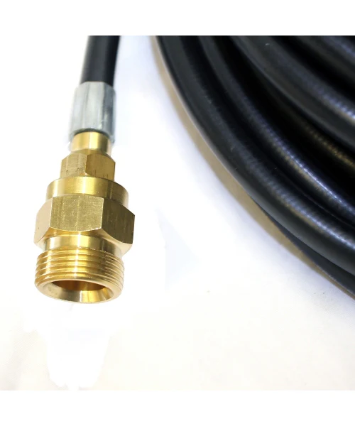 50 Feet Drain and Sewer Cleaning Pressure Hose, 1/4 inch NPT thread, 2300 psi with Retrojet Jetter Nozzle - Image 5