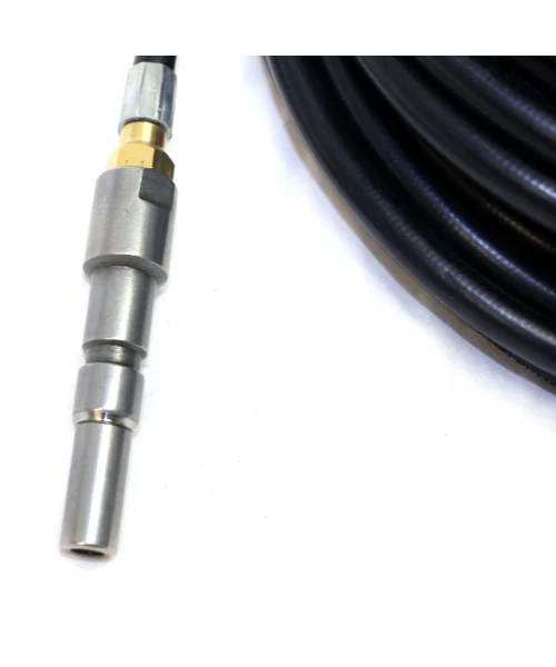 50 Feet Drain and Sewer Cleaning Pressure Hose, 1/4 inch NPT thread, 2300 psi with Retrojet Jetter Nozzle - Image 8