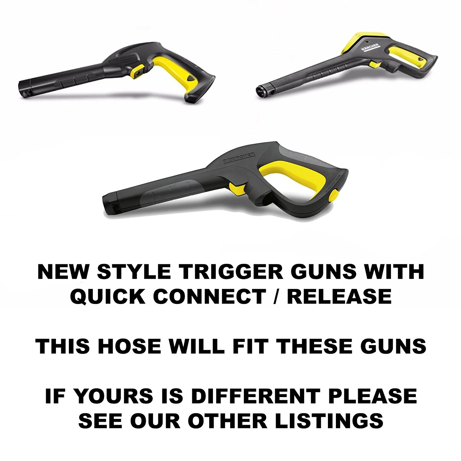 50 Foot Karcher Replacement Pressure Washer Hose Click to Click (fits Newer Karcher trigger guns) - Image 3