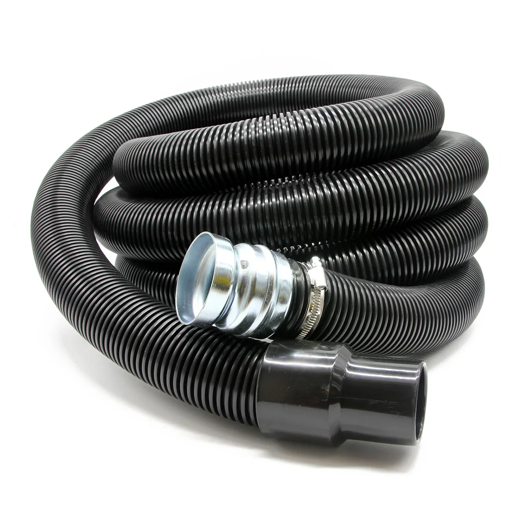 50 foot vacuum hose with inlet and cuff for the Cyclone 2200 and 3600 Gutter Vacuum