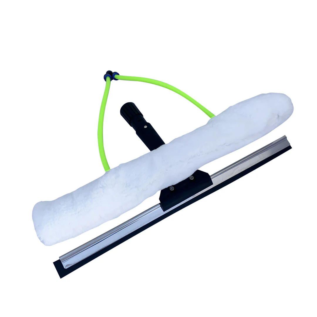 All in One 2 Nozzle Scrubber & Squeegee for Water Fed Poles - Image 2