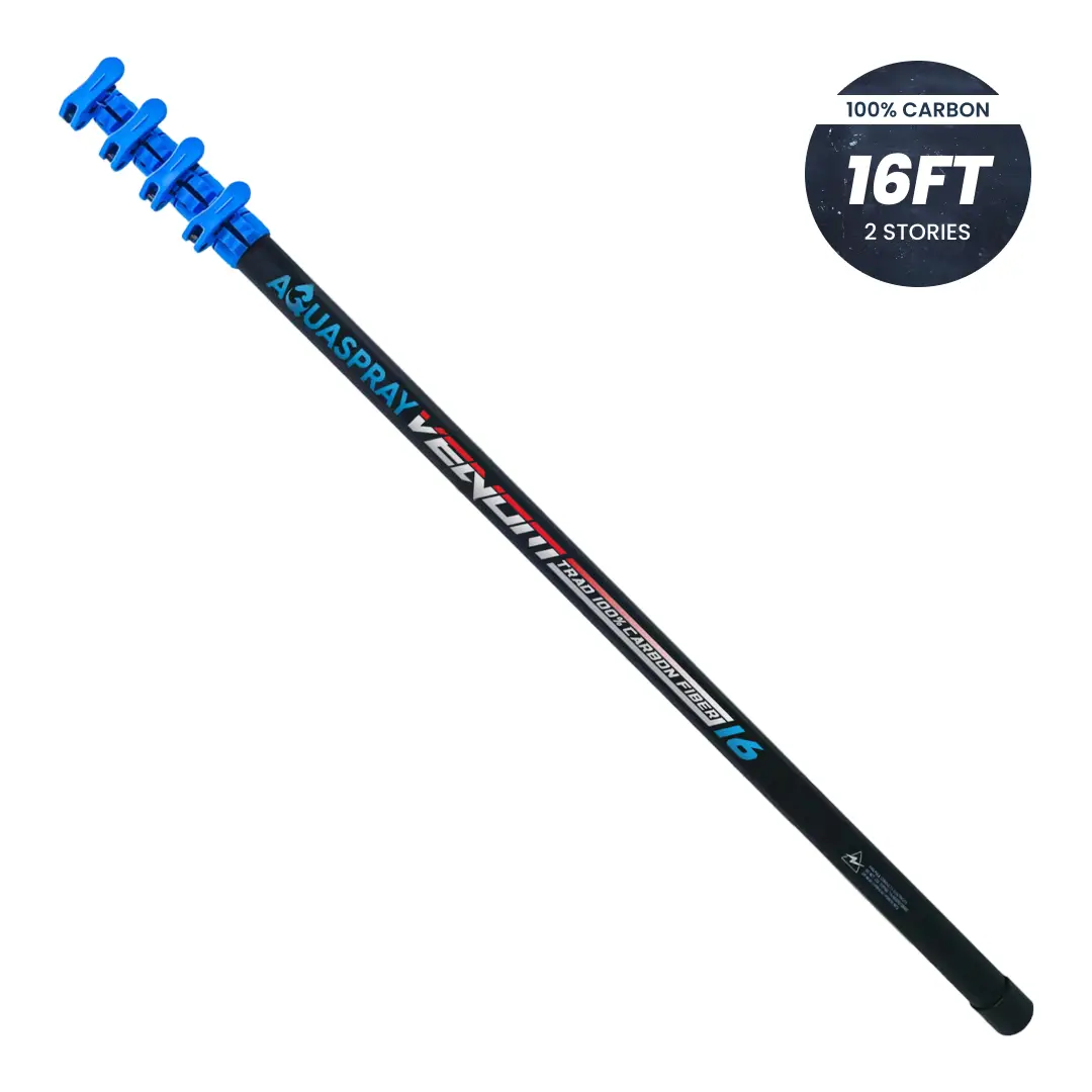 AquaSpray Venom Traditional 100% Carbon Fiber Pole - Image 7
