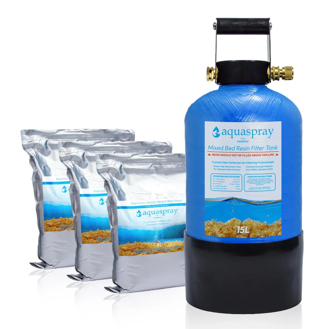 Aquaspray Telescopic Water Fed Pole with Inline Water Filter and TDS meter for Window and Solar Panel Cleaning - Image 8