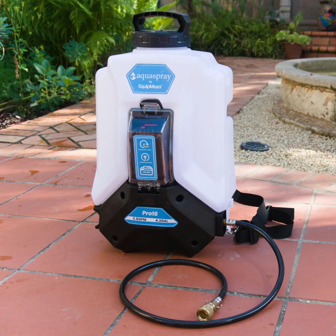 AquaSpray Pro 16 Water Pumping Backpack Tank – 4.2 Gallon, Hand Carry and Battery-powered with Rechargeable 21v Battery - Image 9