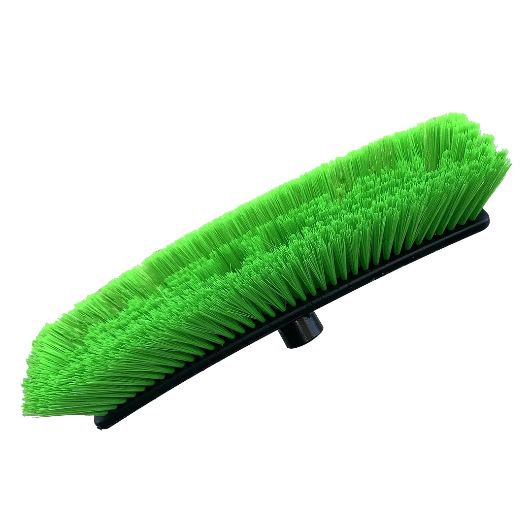 Water Fed Pole 13" Dual Trim Nylon Bristle Brush with 6 Nozzles - Image 2