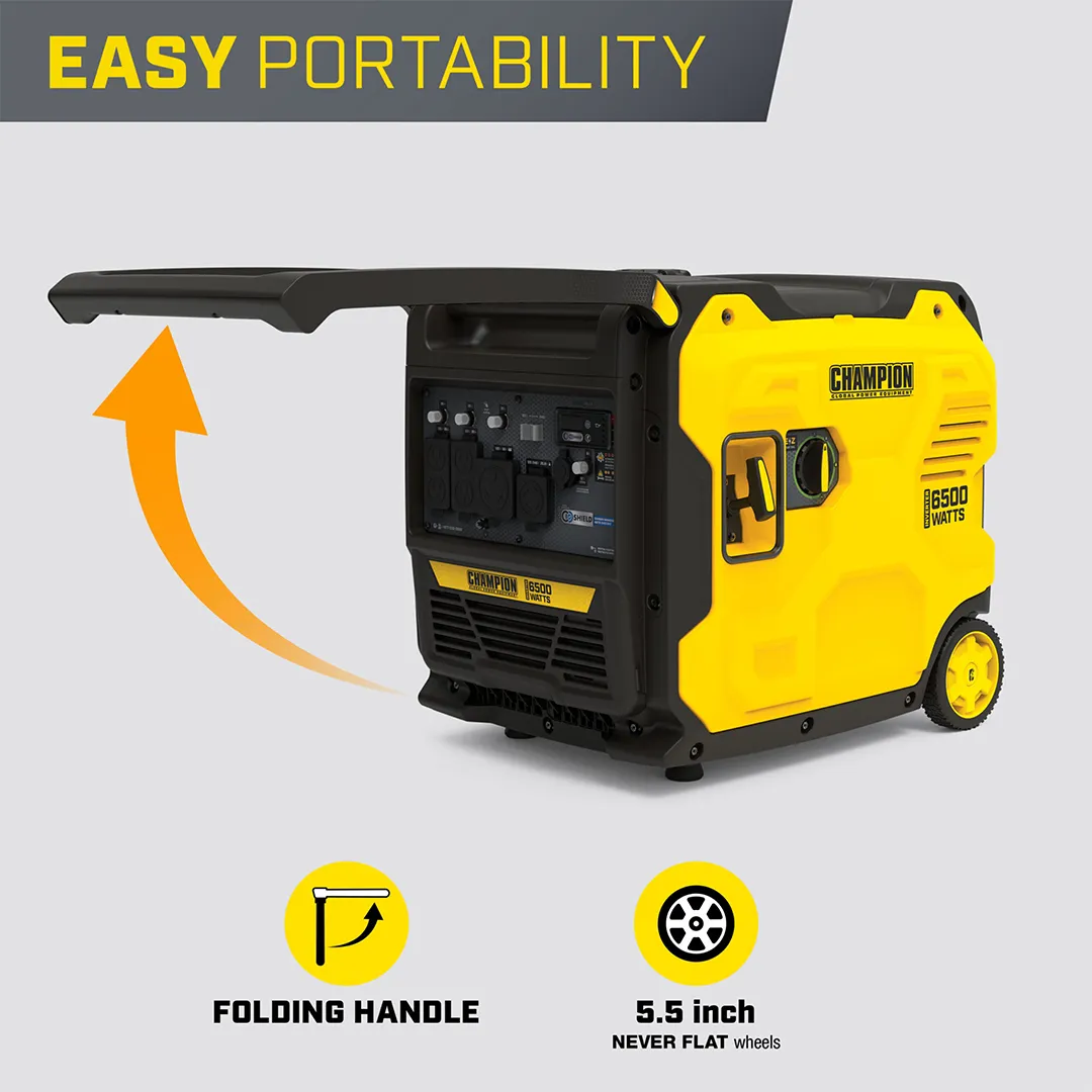 Champion 6500W Gas Powered Inverter Generator with CO Shield® - Image 4