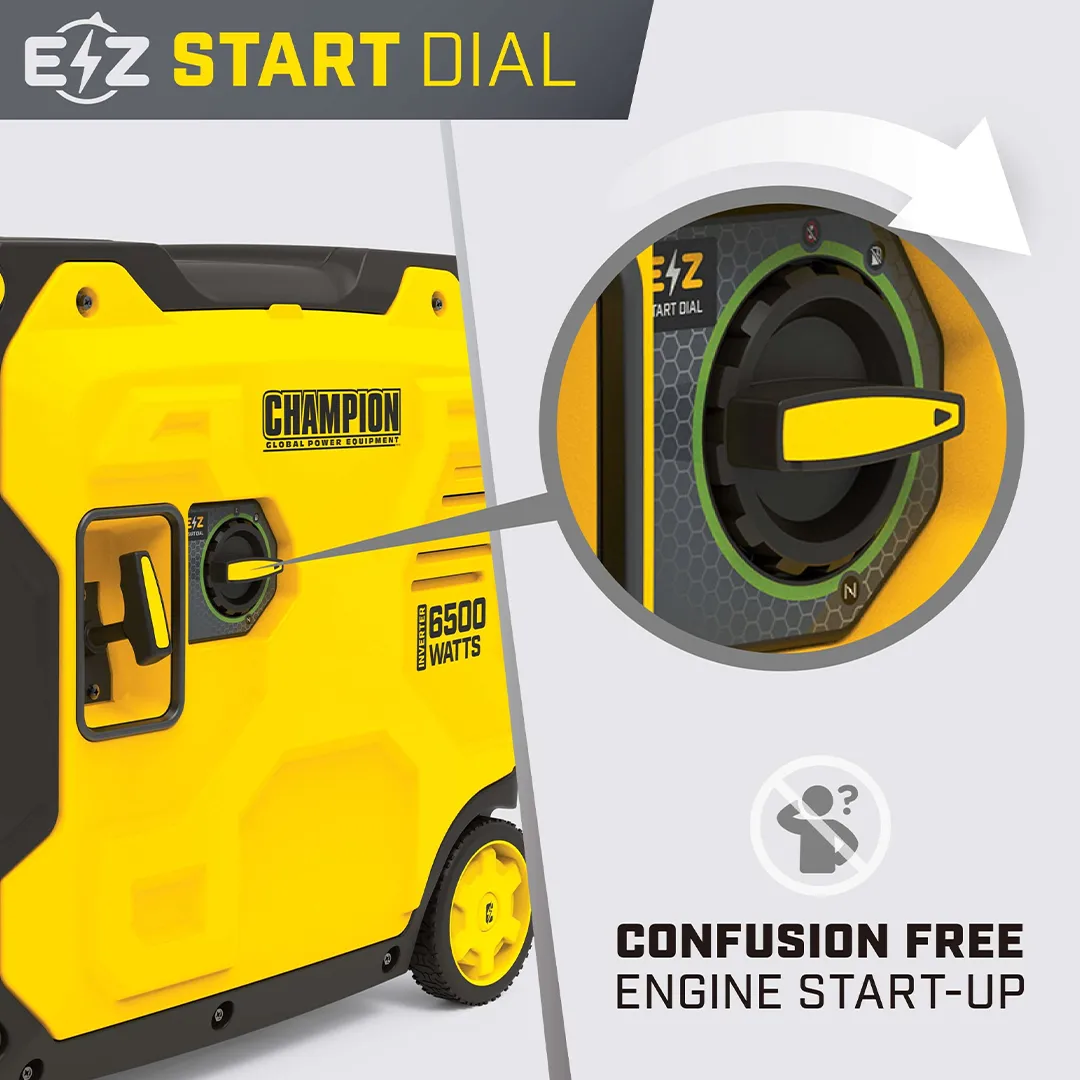 Champion 6500W Gas Powered Inverter Generator with CO Shield® - Image 5