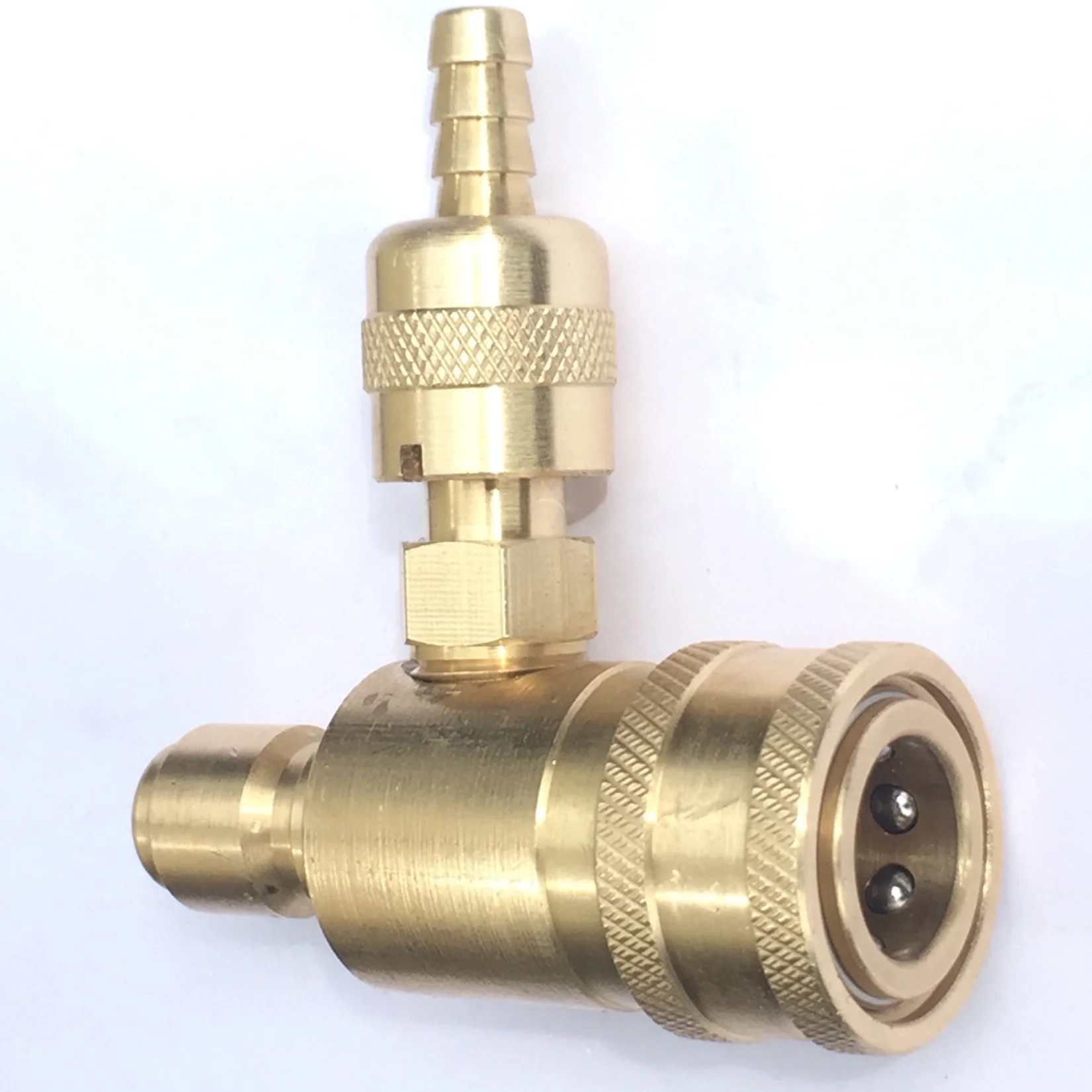 In-Line Adjustable Chemical Injector for Pressure Washers, 3/8" inch Quick Connector Female to Male - Image 2