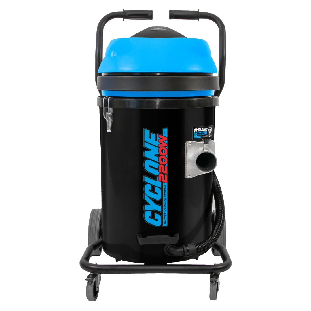 20 Gallon Cyclone 2200W Residential Polypropylene Gutter Vacuum (Inc. 28ft Aluminum Pole Kit & Bag) - Image 3
