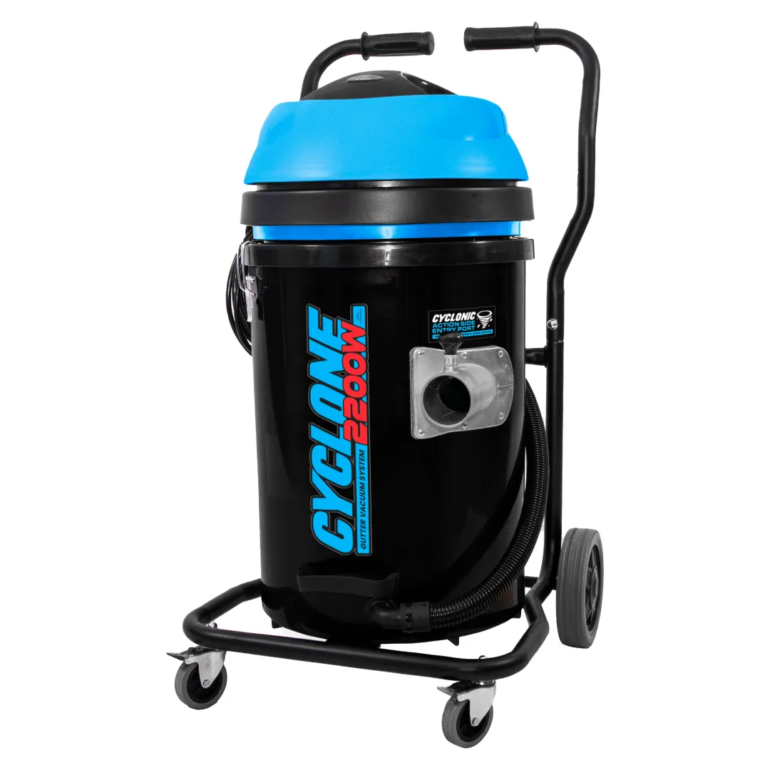 20 Gallon Cyclone 2200W Residential Polypropylene Gutter Vacuum (Inc. 28ft Aluminum Pole Kit & Bag) - Image 8