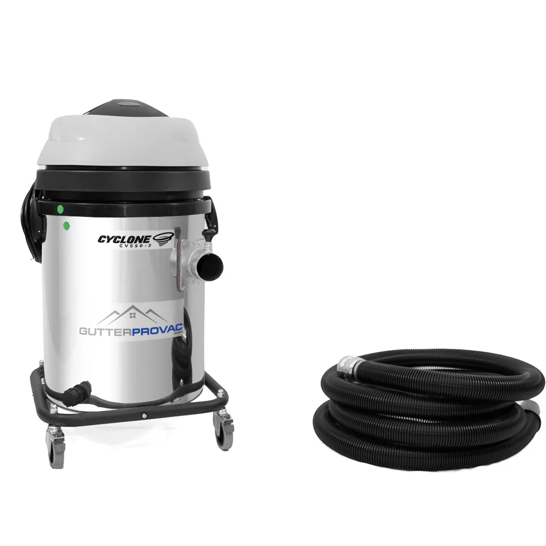 Cyclone 13 Gallon 2200W Dual Motor 120V Stainless Steel Residential Gutter Vacuum - Image 10