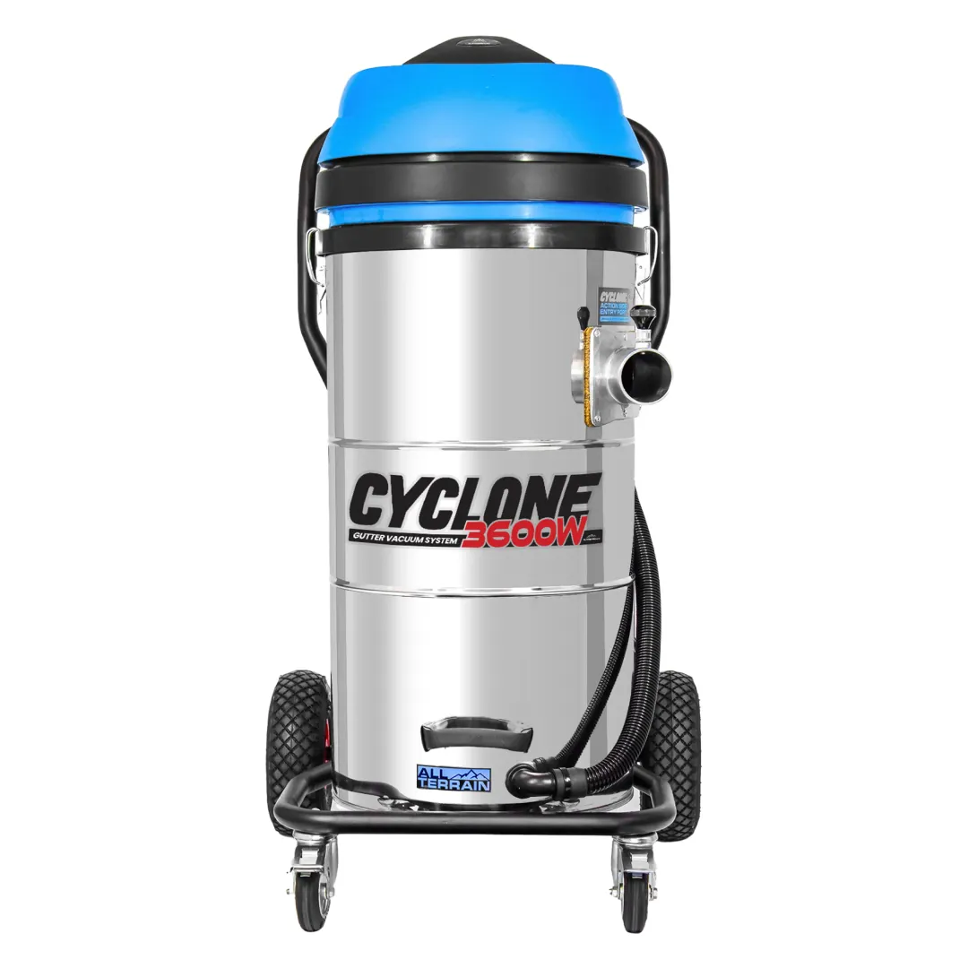 27 Gallon Cyclone II 3600W Stainless Steel Gutter Vacuum System (Inc. 20ft Carbon Clamping Pole Kit & Bag) - Image 10