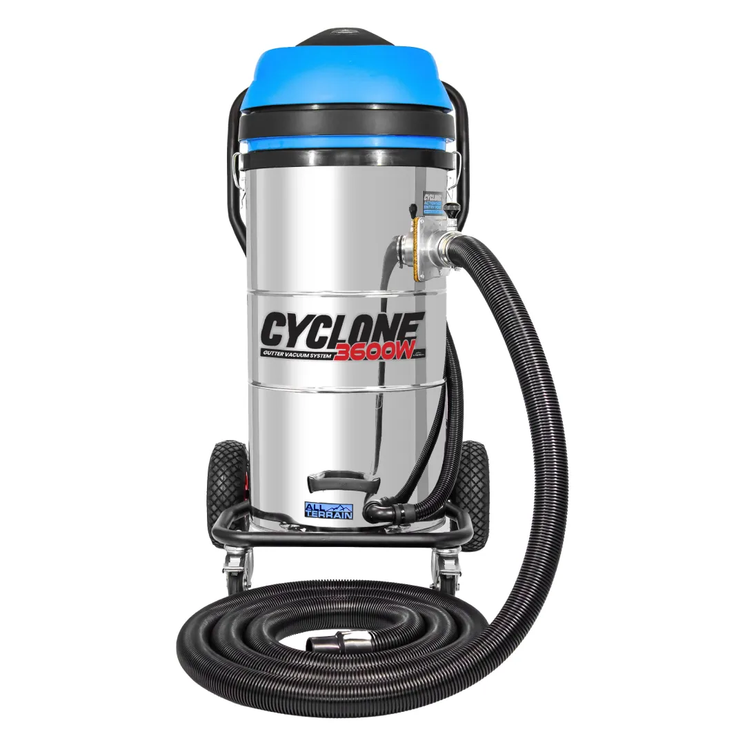 27 Gallon Cyclone II 3600W Stainless Steel Gutter Vacuum System (Inc. 20ft Carbon Clamping Pole Kit & Bag) - Image 3