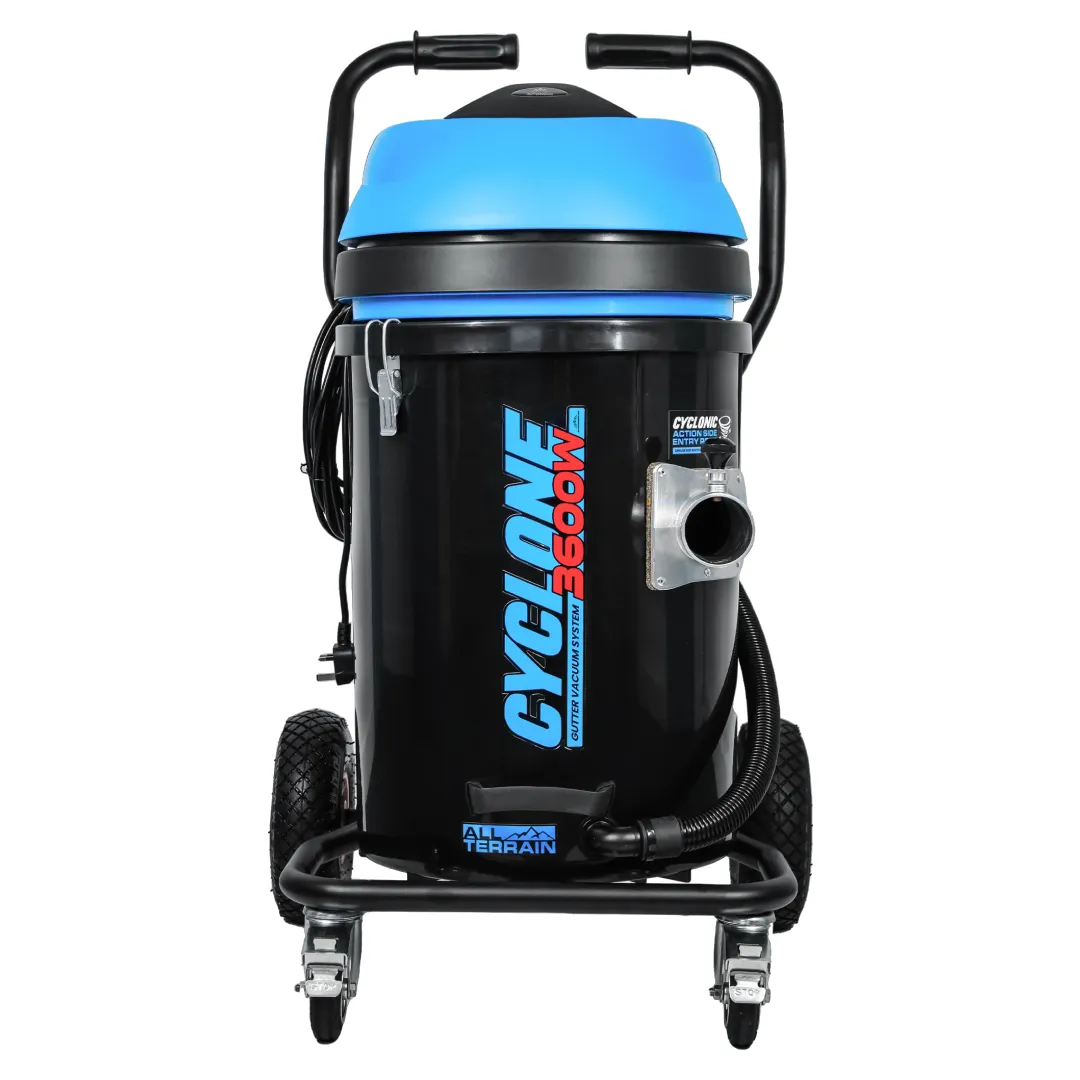 20 Gallon Cyclone II 3600W Polypropylene Gutter Vacuum System (Inc. 20ft Aluminum Pole Kit & Bag) - Image 3