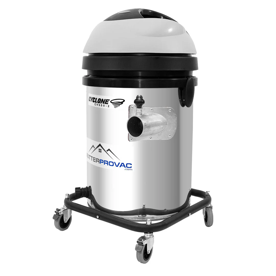 13 Gallon Cyclone 2200W Residential Stainless Steel Gutter Vacuum (Inc. 28ft Aluminum Pole Kit & Bag) - Image 3