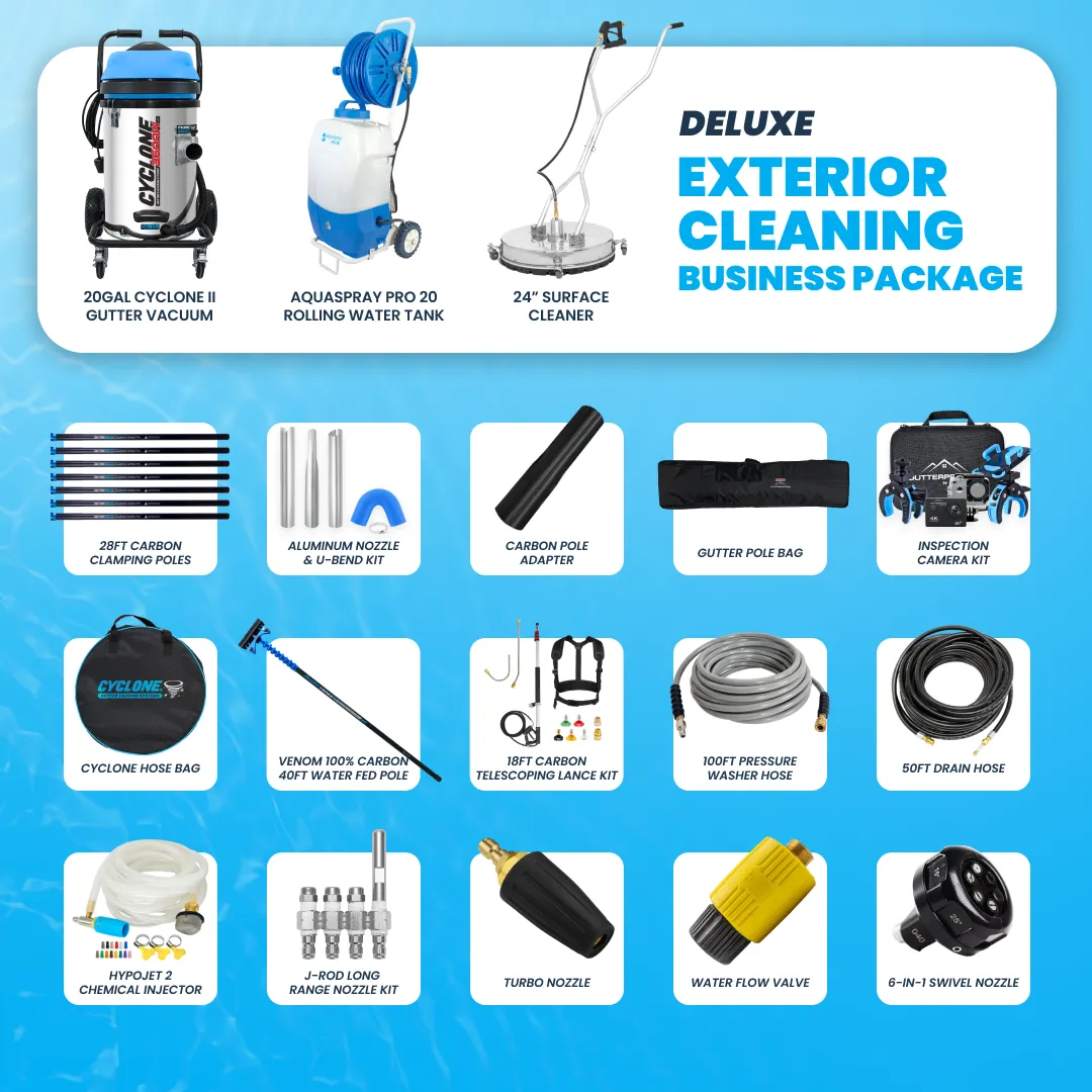 Deluxe Commercial Exterior Cleaning Business Start-up Package