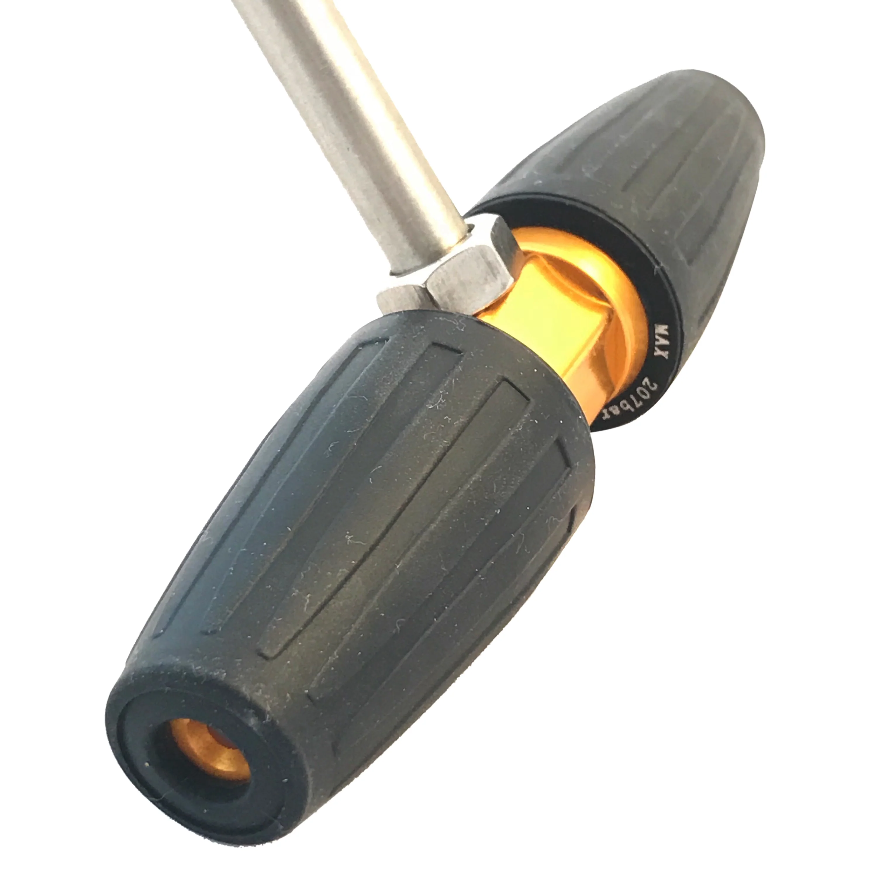 Pressure Washer Gutter Cleaning Attachment with Dual Turbo Nozzles, 1/4 inch male quick connector - Image 3