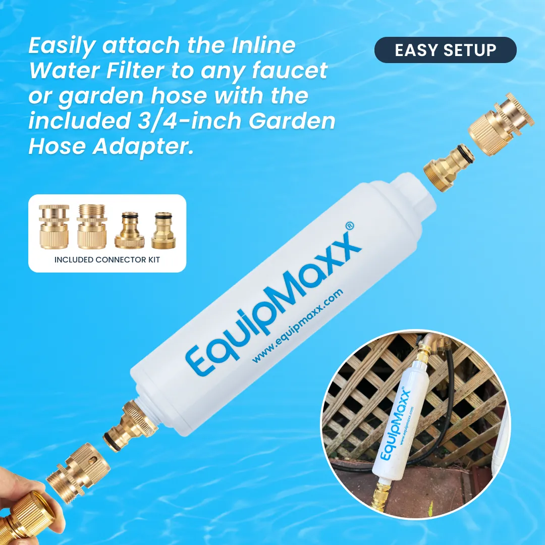 Inline Water Filter with Garden Hose Quick Connector - Image 9