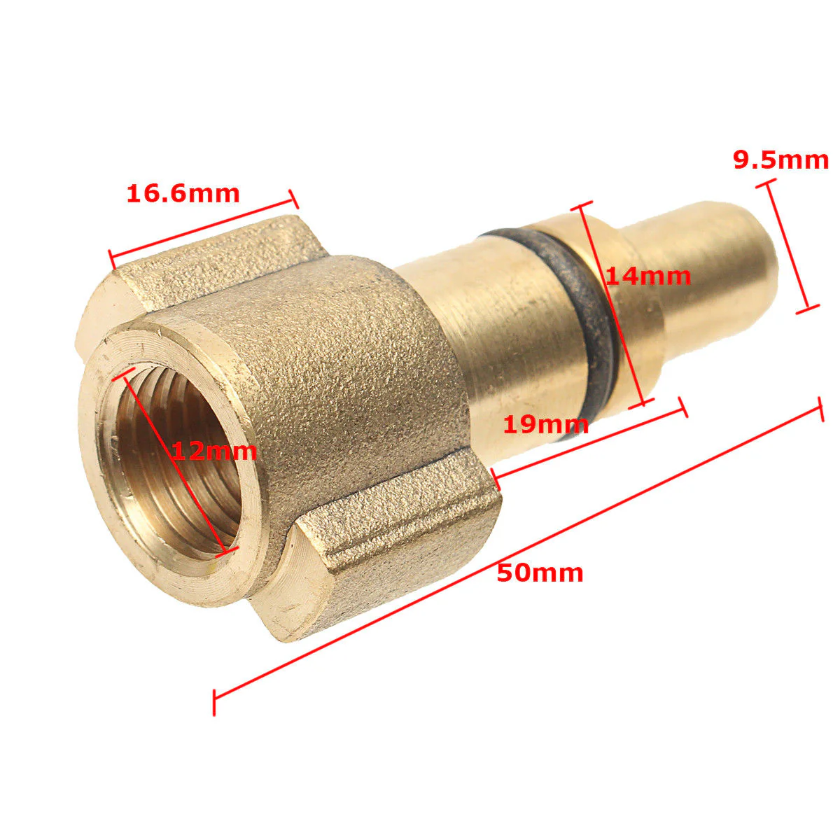Lavor 1/4 Inch Male, Brass, Snow Foam Lance Pressure Washer Adapter - Image 4