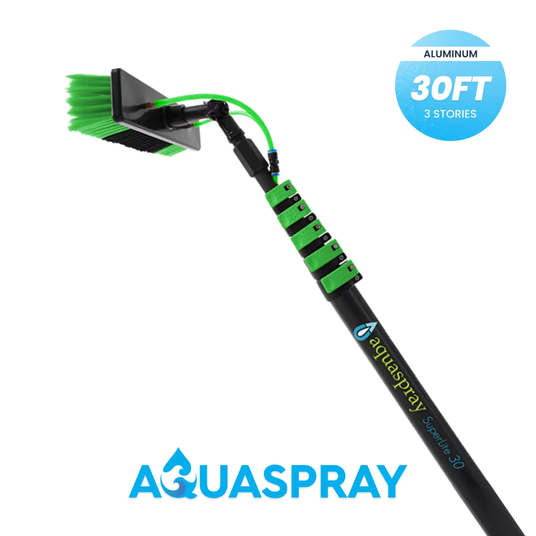Aquaspray Superlite Aluminum Telescopic Water Fed Pole System for Window and Solar Panel Cleaning - Image 3