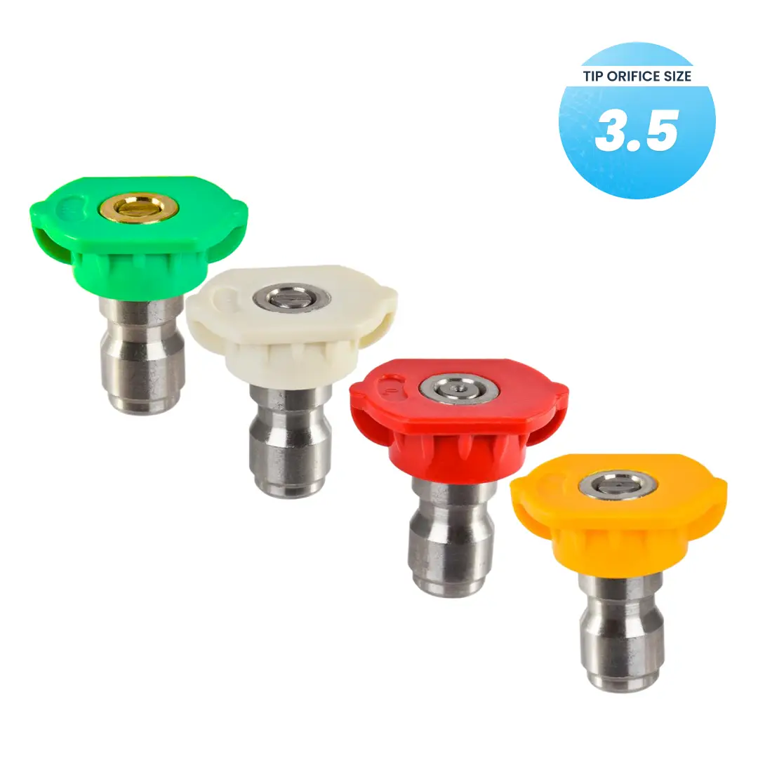 Pro-Grade 4 Piece 1/4" Quick-Connect Pressure Washer Nozzle Kit - Image 7