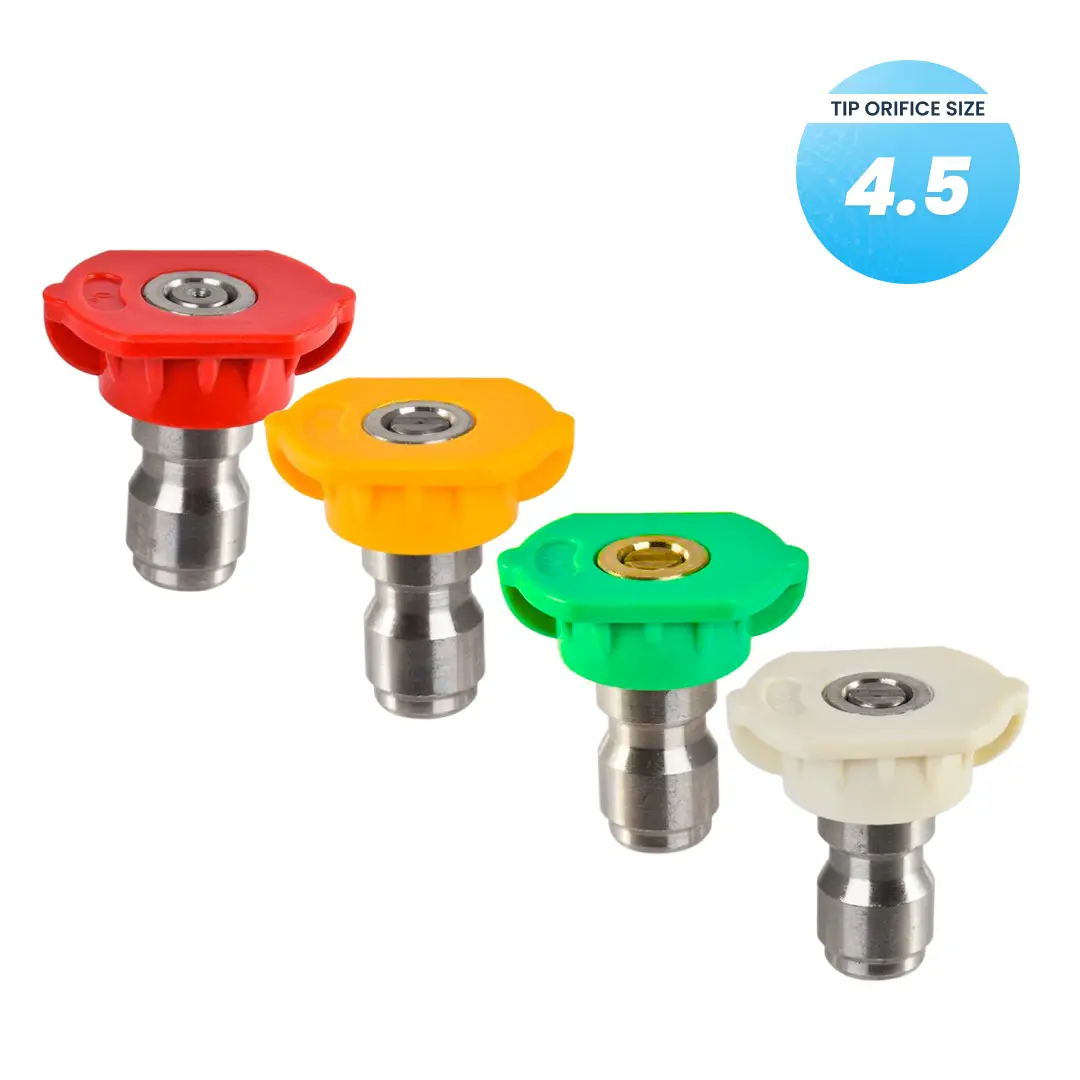 Pro-Grade 4 Piece 1/4" Quick-Connect Pressure Washer Nozzle Kit - Image 9