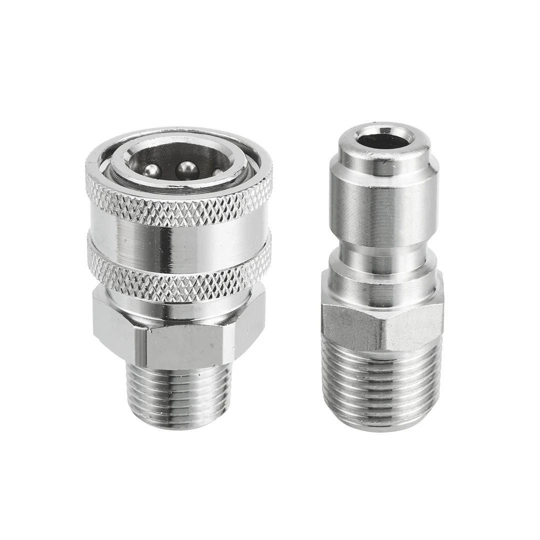 Quick Connect Shut Off Ball Valve for Pressure Washers, 3/8 Inch - Image 4