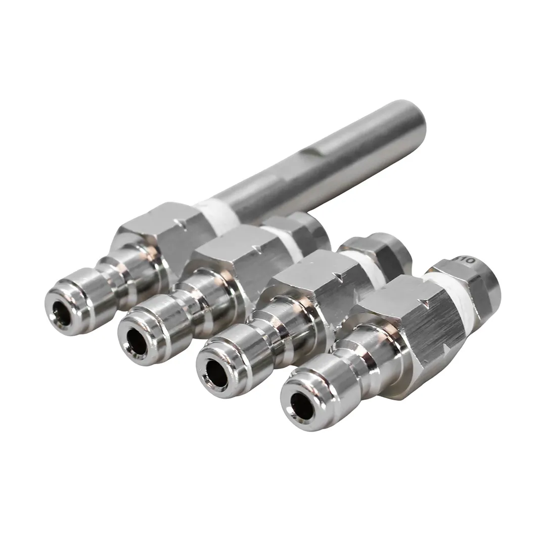 Quick Release J-Rod Long Range Nozzle Kit with 4 Tip Quad Jet Nozzle Tips - Image 2