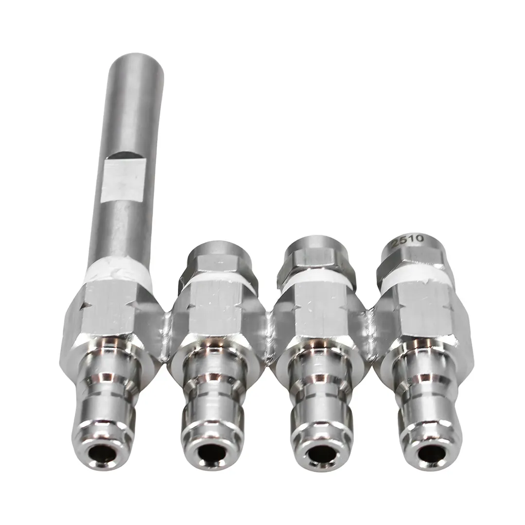 Quick Release J-Rod Long Range Nozzle Kit with 4 Tip Quad Jet Nozzle Tips - Image 4