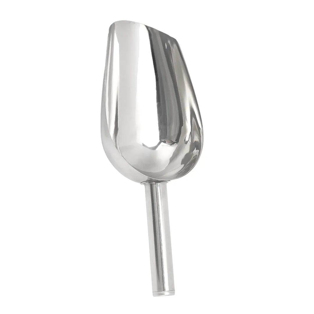 Chemical Resistant Reusable Stainless Steel Utility Scoop - Image 2