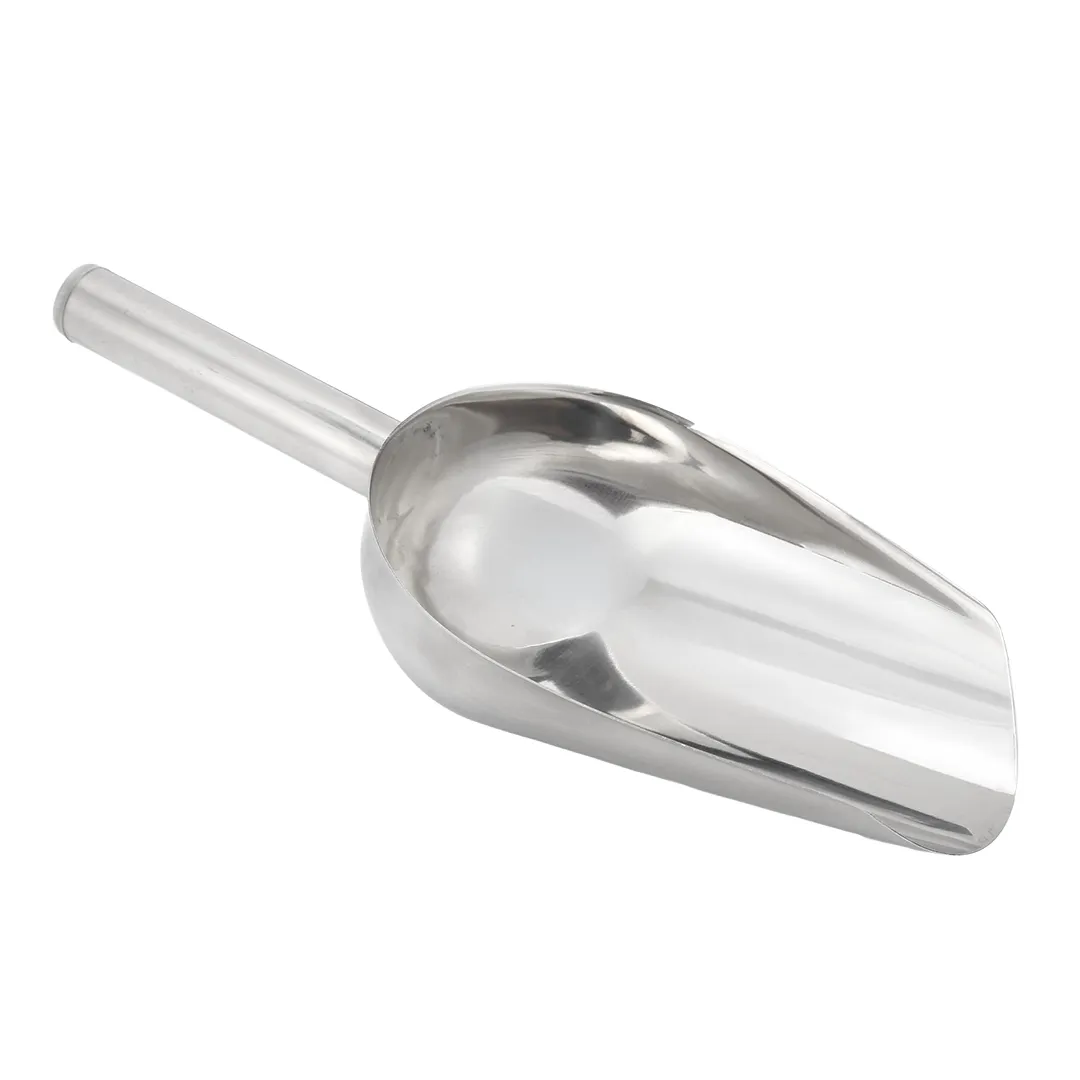 Chemical Resistant Reusable Stainless Steel Utility Scoop - Image 3