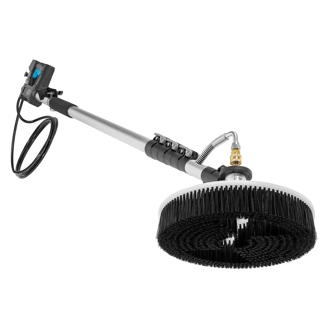 Rotary Solar Panel & Roof Cleaning Brush With 18ft Telescopic Lance for Pressure Washers by Aquaspray® - Image 2