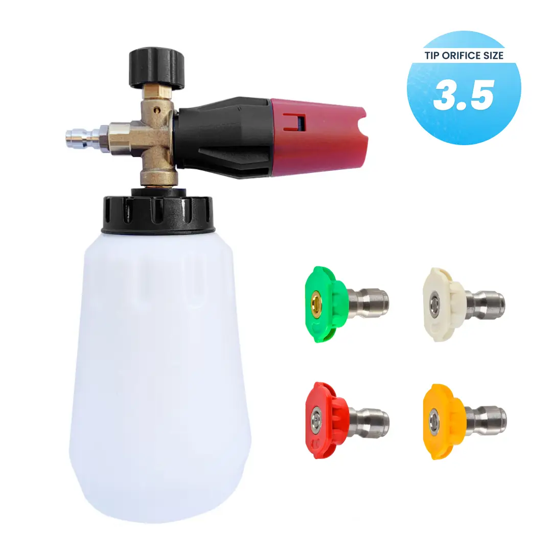 Snow Foam Bottle and 4 Nozzle Tips Set - Image 12