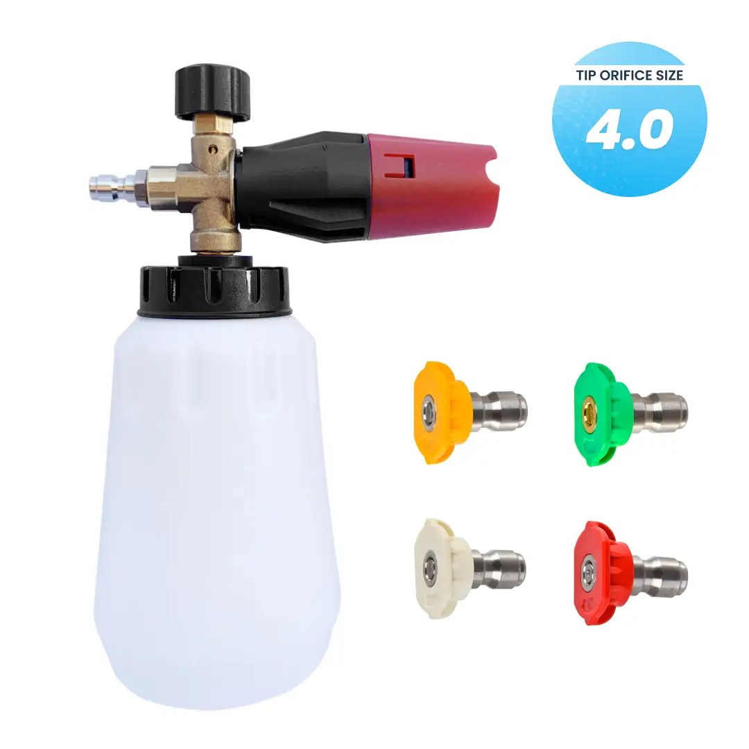 Snow Foam Bottle and 4 Nozzle Tips Set - Image 13