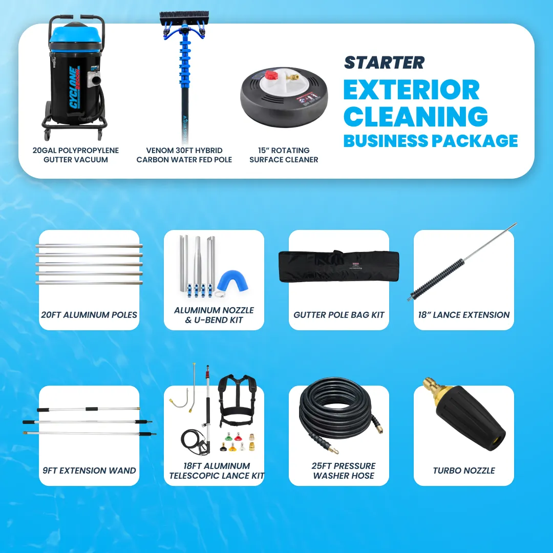 Starter Commercial Exterior Cleaning Business Start-up Package